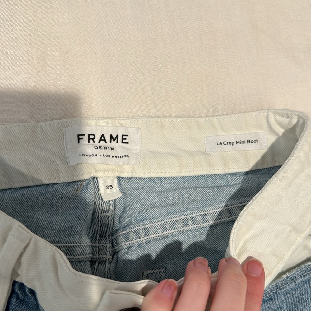 Frame Color Block Le Crop Mini Boot Jeans - image 6